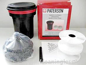 送2片芯 Paterson百德得信 膠卷胶片沖洗顯影罐桶 135120底片暗房