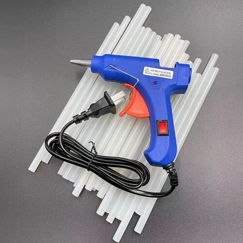 热熔胶枪家用手工DIY迷你热熔枪多功能电热胶枪热熔枪7mm高粘胶棒