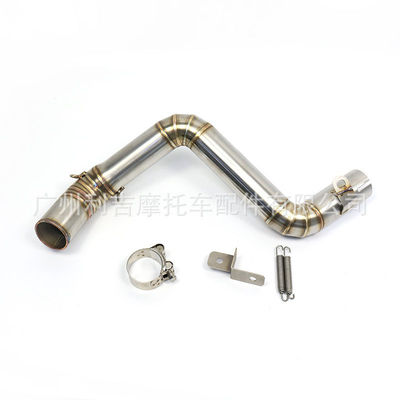 摩托车改装KTM DUKE125 200 250 390不锈钢一体中段连接管