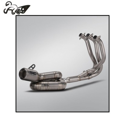 摩托车排气适用于凯旋765RS全钛合金前段回压改装排气全段