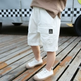 Шорты для мальчиков, штаны, тонкая летняя детская летняя одежда, оверсайз, в корейском стиле, в западном стиле
