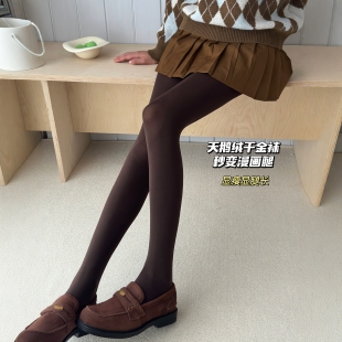 宅小惑【超显瘦】哑光天鹅绒连裤袜女2026新款秋季打底袜不掉裆