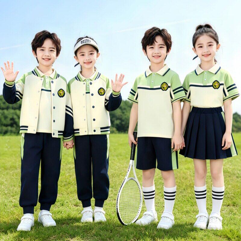英伦风小学生春秋运动会三件套