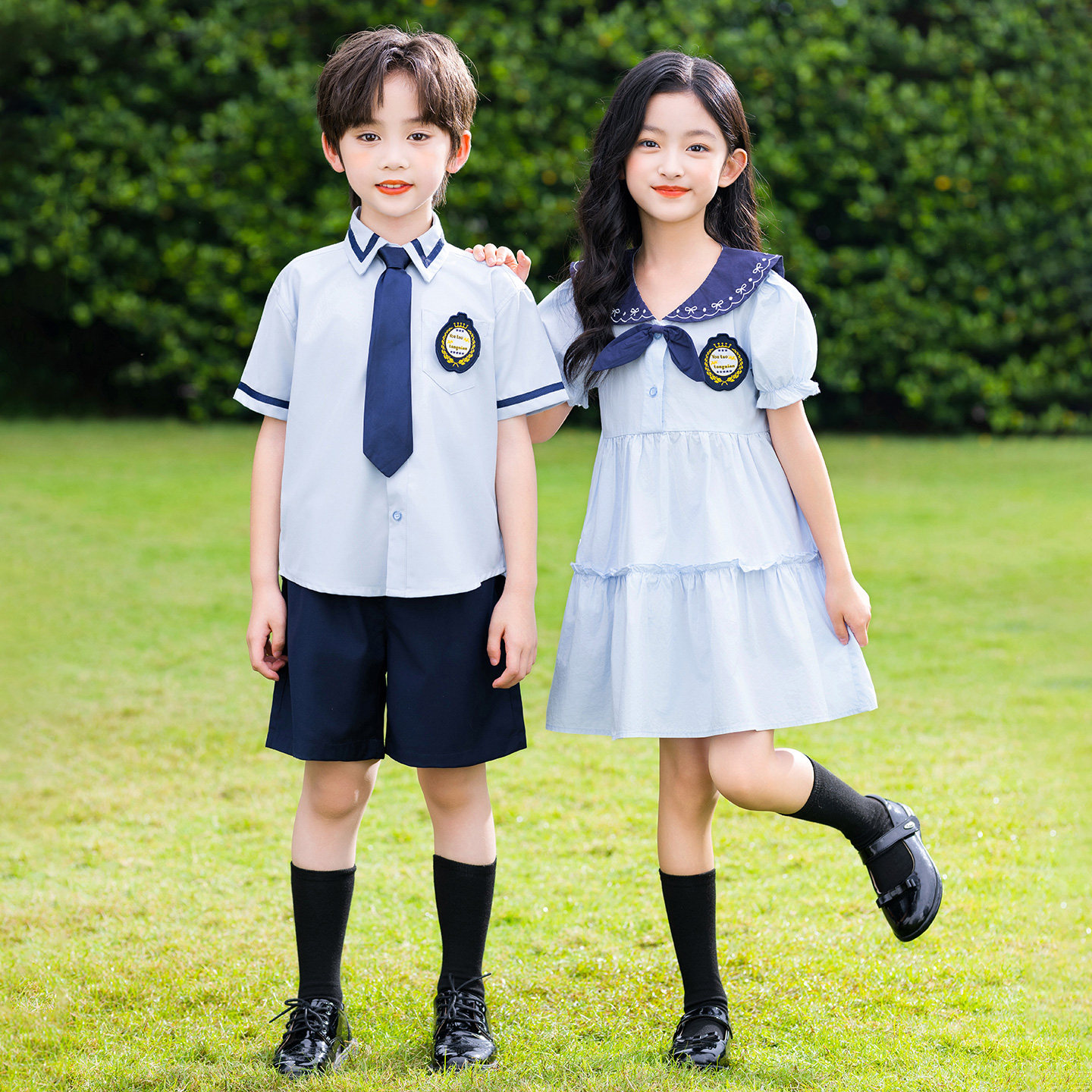 六一幼儿园小学生学院风演出服