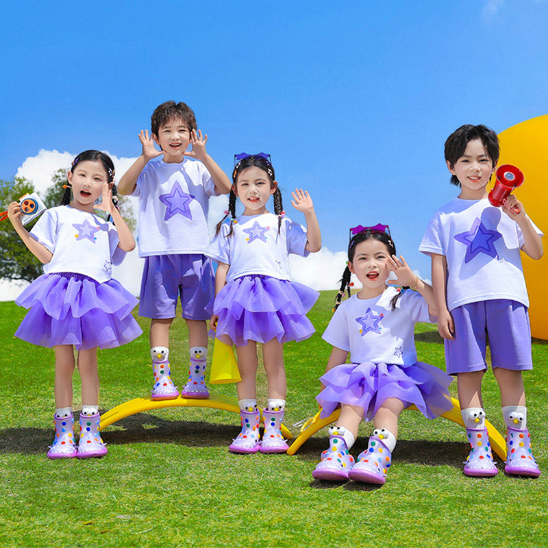 幼儿园园服大班毕业照服国庆合唱演出服小学生秋季班服啦啦队套装