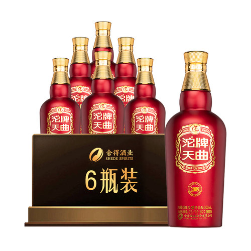 沱牌2009天曲38度500ml*4瓶装