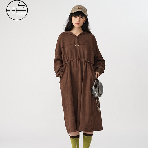 卫衣连衣裙女休闲宽松套头连衣裙