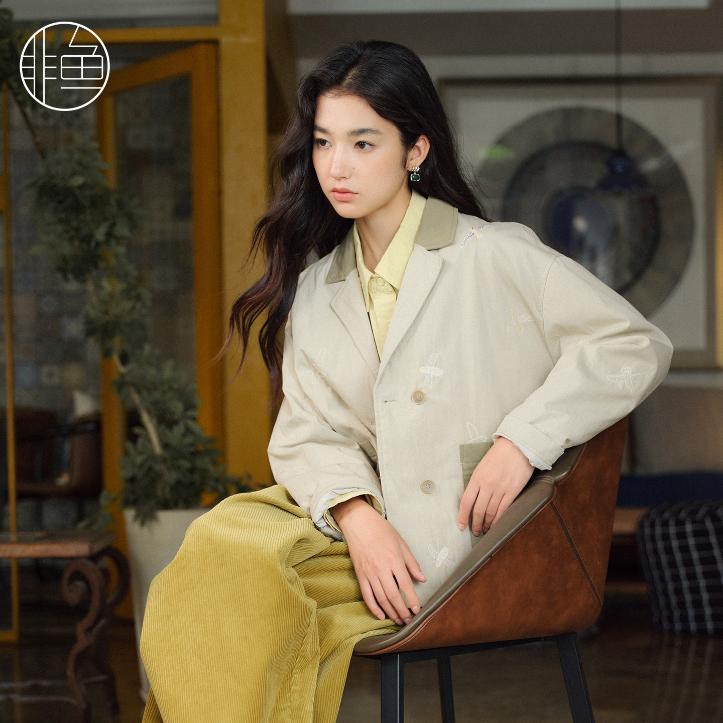 外套休闲百搭非鱼撞色简约西装