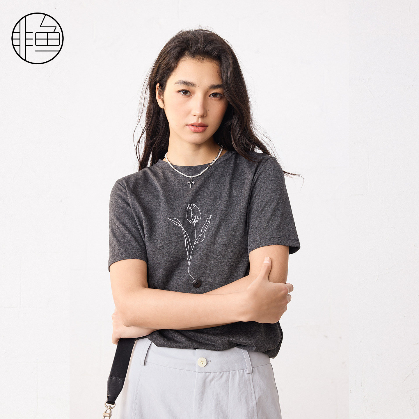 非鱼2026夏季新款文艺T恤女