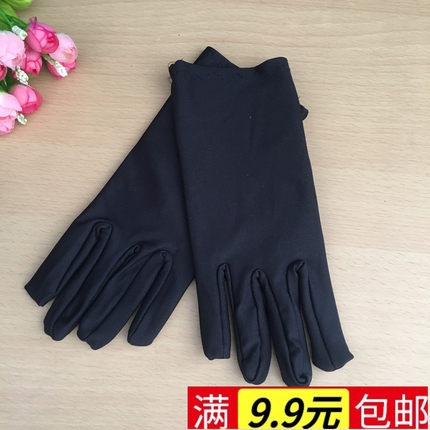 弹力氨纶手套男女士礼仪接待工作业护手跳舞蹈紧身文玩骑开车健身