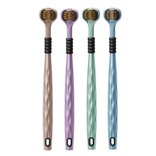 360度三面牙刷全方位包裹式软毛牙缝刷无死角3d牙刷成人怀炉套