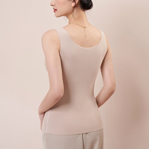 【7a级】秋冬德绒孕妇保暖哺乳背心免穿文胸带胸垫打底吊带