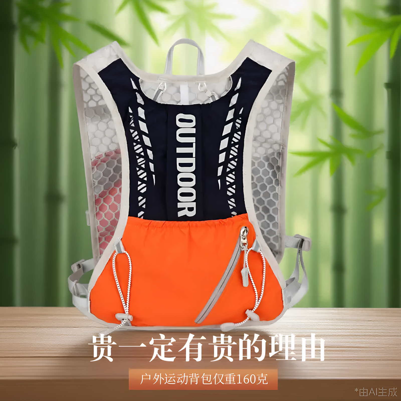 跑步户外水袋背包男女骑行行包图片