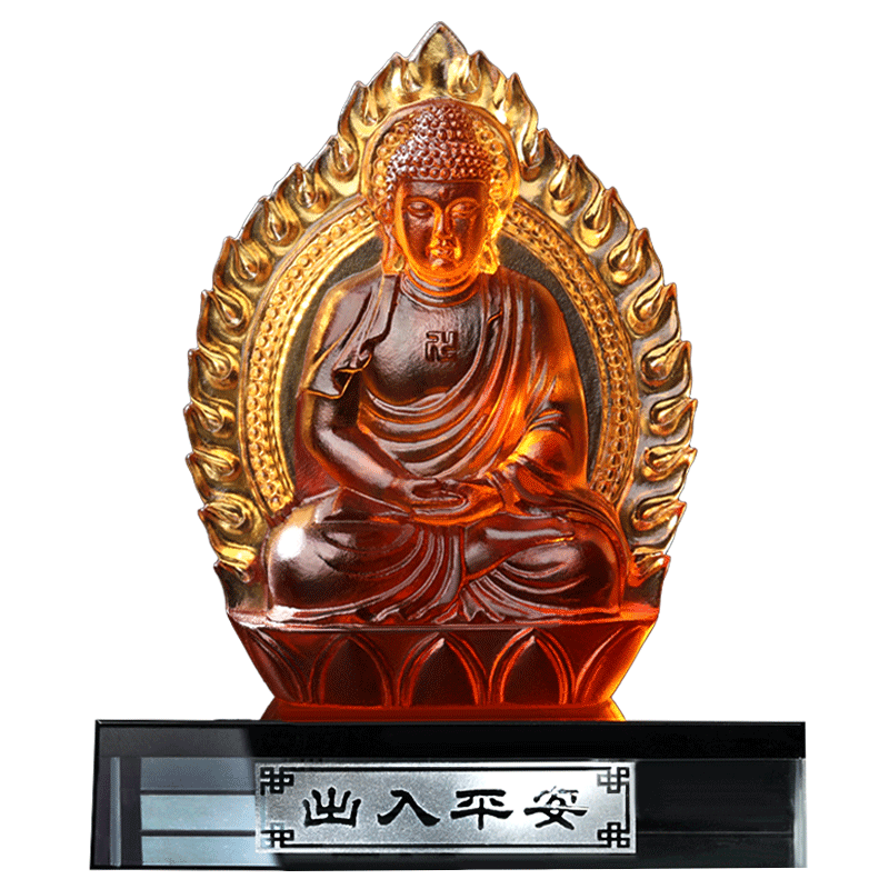 属猪阿弥陀佛金身法像汽车摆件