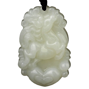 和田玉生肖马飞马玉坠吊坠玉马吉祥物马型马形状饰物饰品
