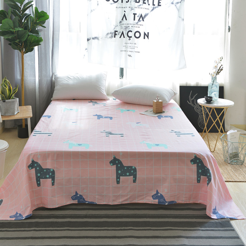 100% Cotton linens singleton 1.5/1.8 rice 1.2m Bed dormitory 230x250 Double is Cottonin the Bedclothes , Sheet  category - from Buy2taobao.com to provide professional Taobao agent buy service