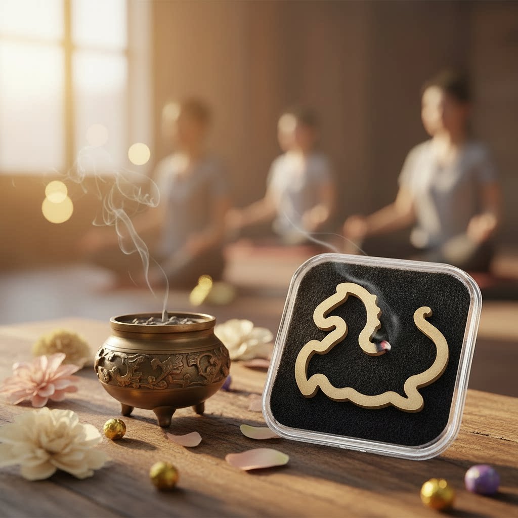 无粘香祥云沉香熏香15片/盒