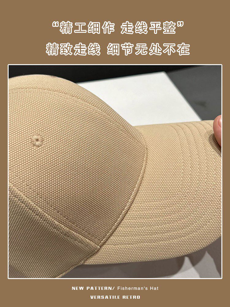 HONG KONG PURCHASING BIG HEAD CIRCUMFERENCE BLACK GENUINE PEAKED HAT AUTUMN AND WINTER VERSATILE  MENS AND WOMENS CURVED BRIM BASEBALL CAPS