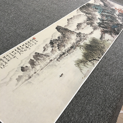 景星借问西湖客厅装饰画山水画
