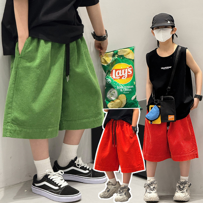 男童裤子夏装2025新款儿童夏款