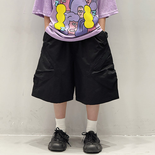 男童短裤夏季薄款夏装2025新款五分裤男孩儿童休闲运动裤子中裤潮