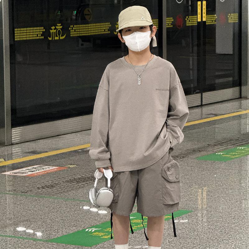 奶油布丁男童春季卫衣T恤