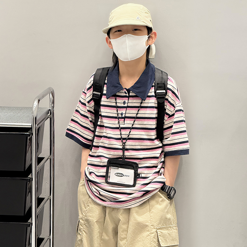 男童polo衫短袖T恤夏季新款