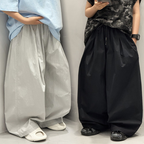 男童裤子夏季薄款儿童防蚊裤男宝宝长裤夏装洋气2025新款夏款男孩