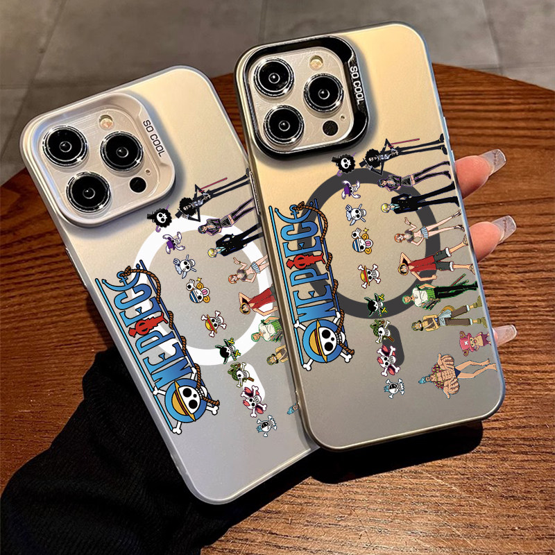 卡通动漫海贼王人物适用苹果17Promax手机壳iPhone17Pro新款17彩银磁吸高级感艺术小众潮牌软壳软壳16Pro全包
