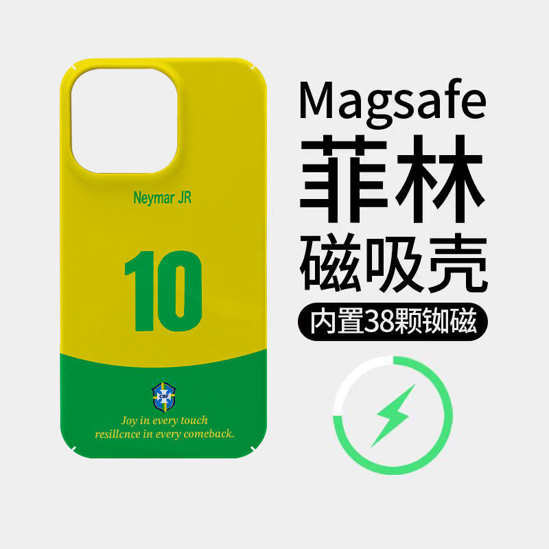 黄绿10号适用苹果18promax菲林磁吸手机壳iPhone17promax潮牌新款16个性不撞壳防摔硬壳可爱18全包