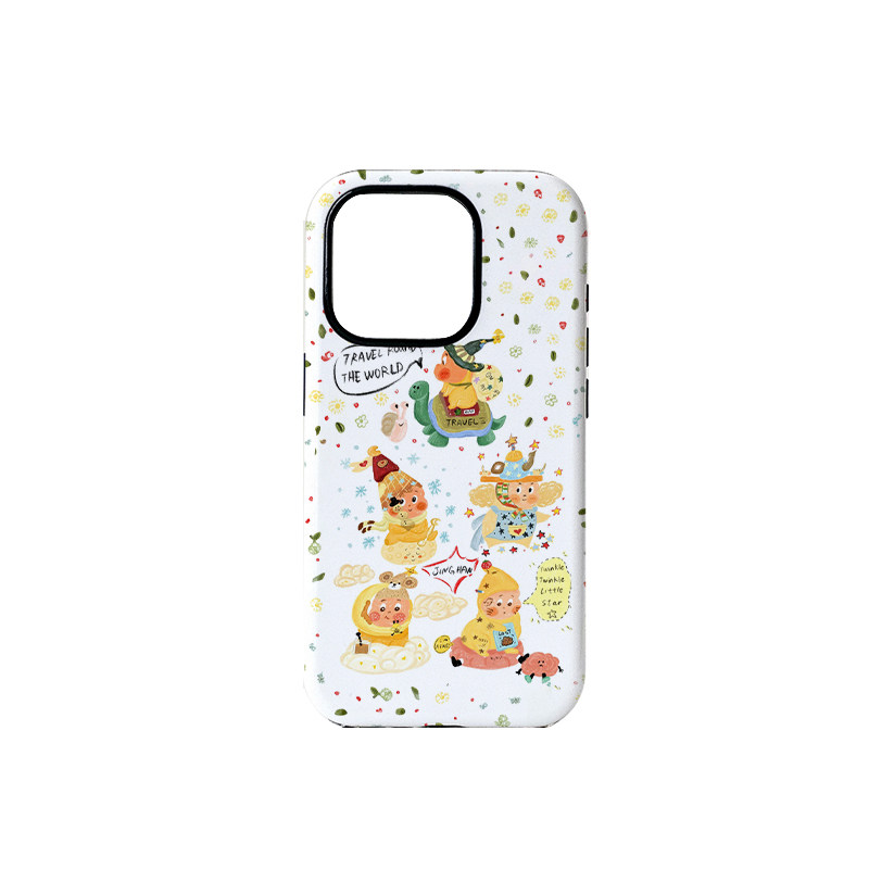 2025新款乌龟星星人适用苹果16Promax菲林软壳15Promax二合一手机壳14潮牌不撞壳新款高级感磨砂全包可爱卡通