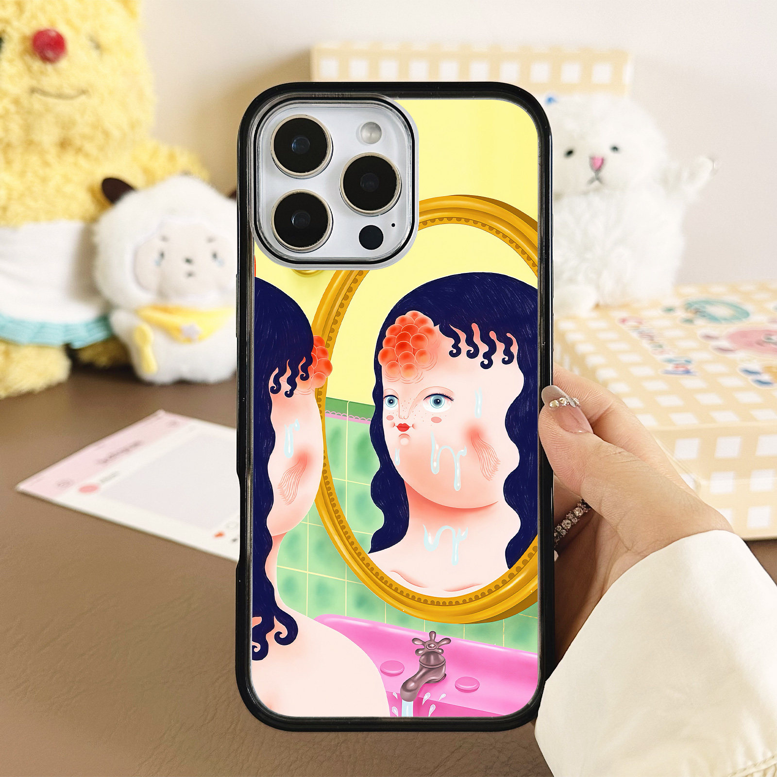 [Magsafe磁吸]搞怪趣味人物适用苹果17Promax手机壳16Promax小众高级感15不撞款新款亚克力17防摔软边新款