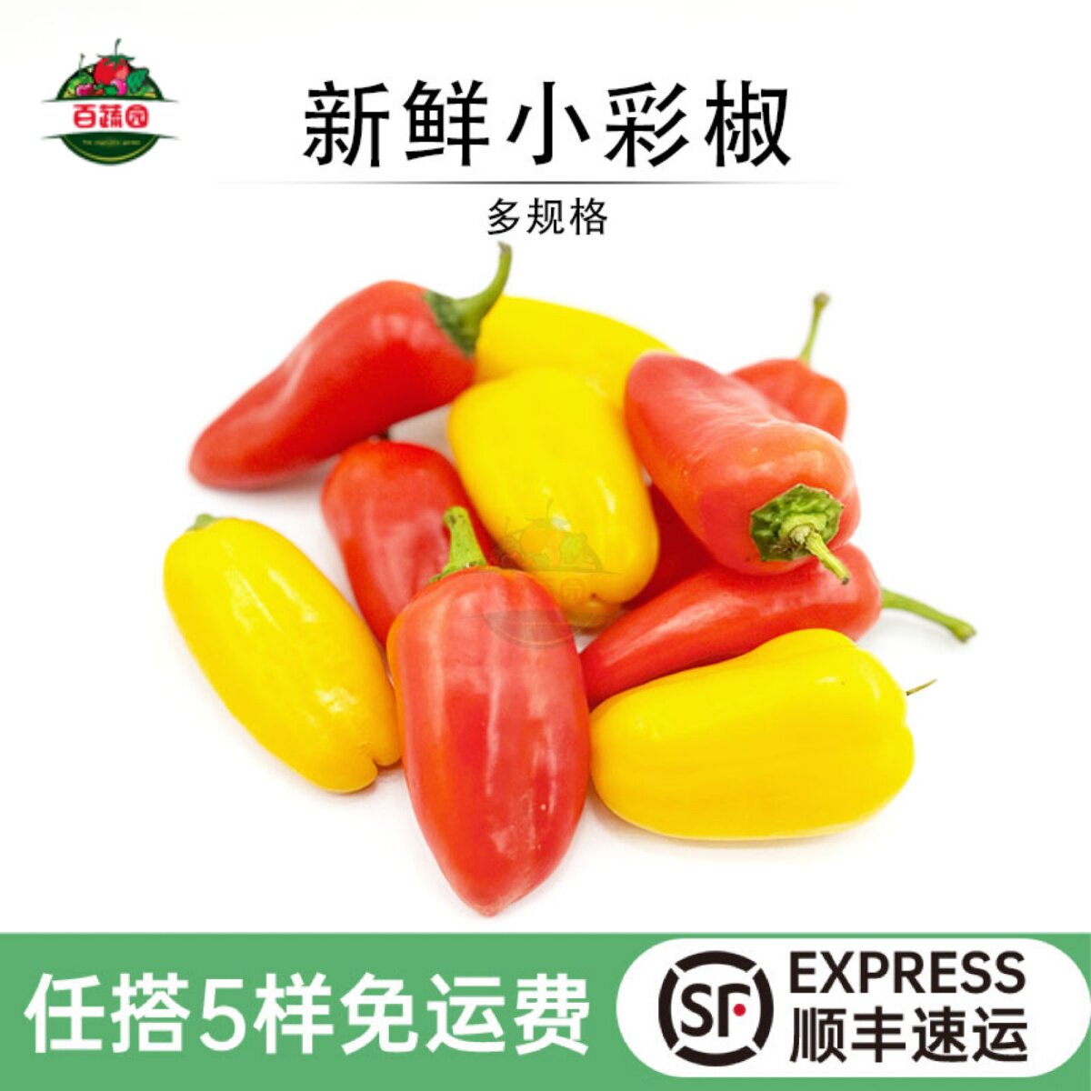 小彩椒健身西餐摆盘装饰食材