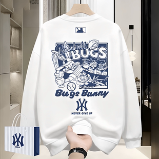 卫衣圆领重磅印花情侣休闲上衣潮牌专柜同款 奥特莱斯2025秋季 新款