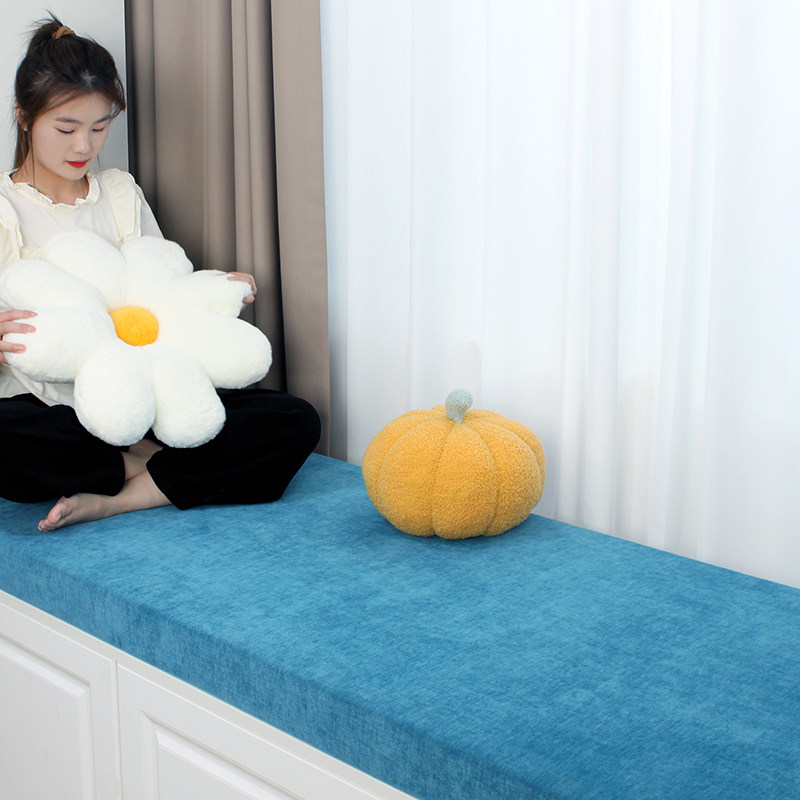 定做飘窗垫窗台垫阳台垫子坐垫卧室高密度海绵垫子科技布座垫定制
