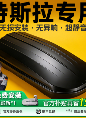 威派适用特斯拉Model Y/3越野汽车顶行李架箱储物包户外露营