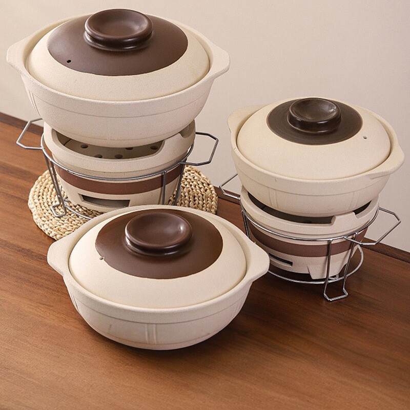 老式炭炉炭火锅商用土砂锅煲耐高温牛杂煲沙锅泥炉子打边炉锅一体