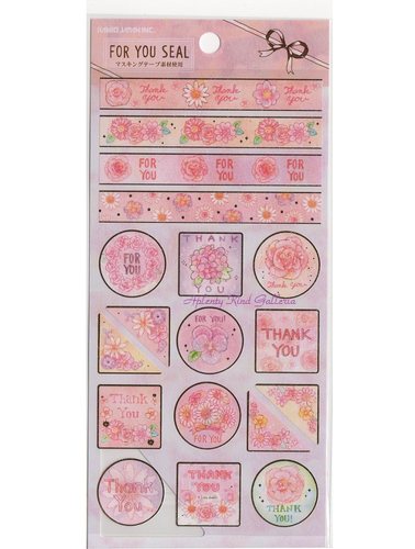 日本|Kamio Japan贴纸|纸胶带素材|For You系列|花46261