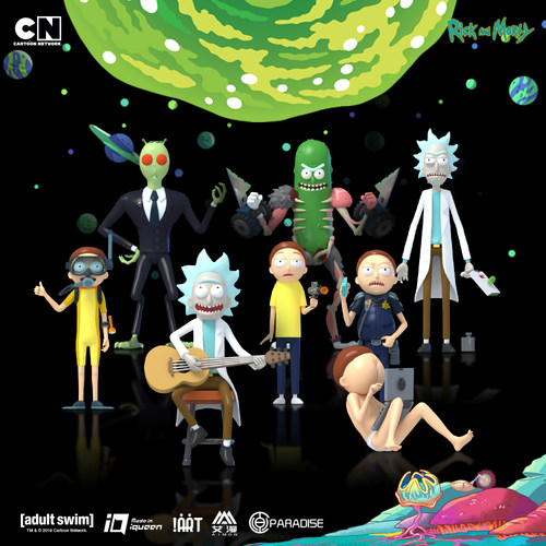 【TOP】机核铺艾漫正版瑞克和莫蒂RICK AND MORTY盲盒玩偶