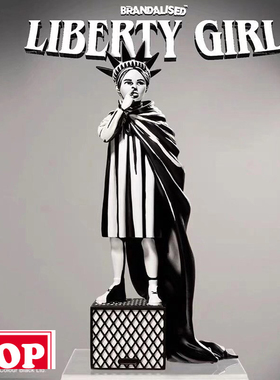 【TOP】现货 MIGHTY JAXX 自由女神 BRANDALISED 潮玩手办摆件