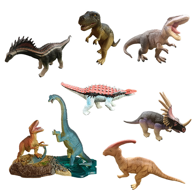 4Dmaster  拼装动物 恐龙模型 高脊龙 暴龙 遁甲龙 五角龙 霸王龙