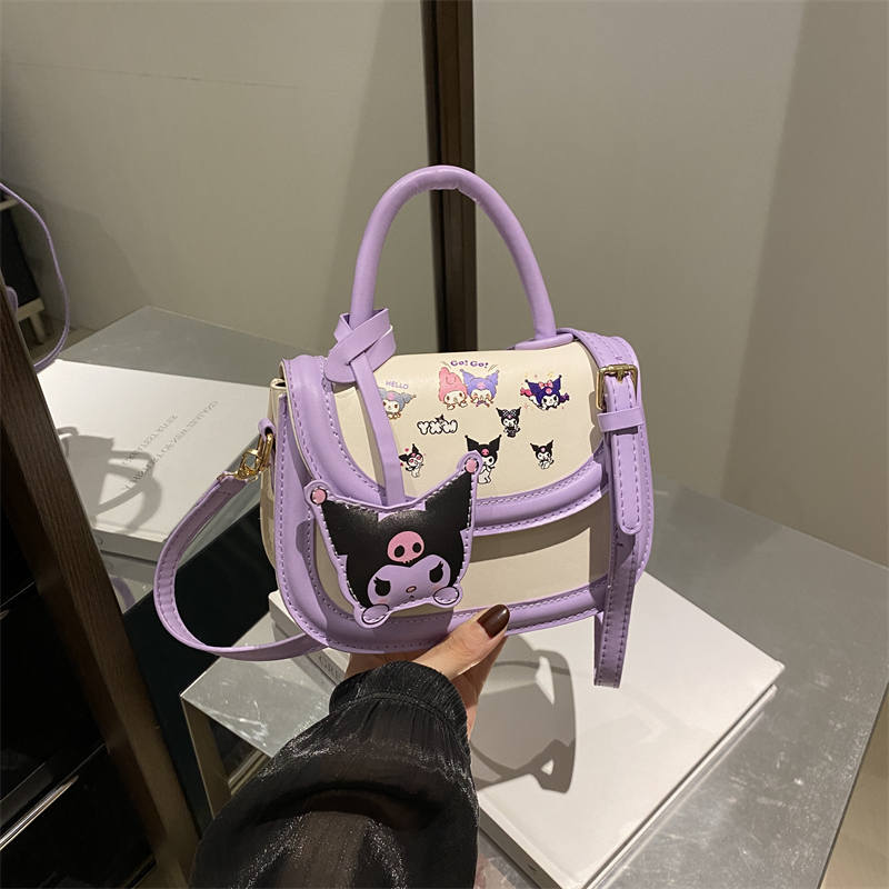 儿童库洛米包包2025新可爱卡通女童公主手提包女孩配饰单肩斜挎包