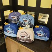 超萌新款 卡通鲨鱼造型幼儿园书包男女儿童书包 儿童蛋壳双背包时尚