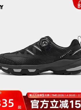 PONY1972波尼女鞋冬季低帮旋钮耐磨舒适休闲运动鞋 244W1GA01BK