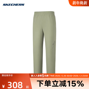 01DR P126M009 Skechers斯凯奇长裤 26春男百搭休闲加绒保暖梭织裤