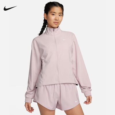 NIKE耐克女子跑步DRI-FIT ONE速干运动训练夹克FB5016-019