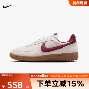 IF1743 Nike耐克女鞋 General酒红复古低帮运动鞋 Field 001 德训鞋