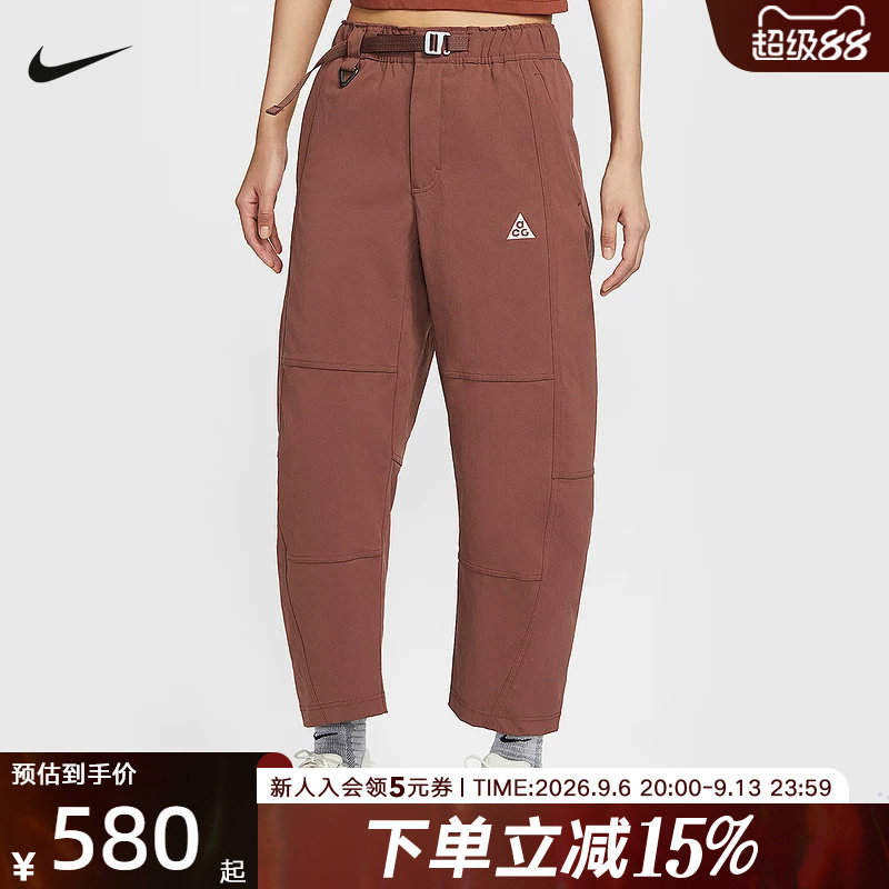 耐克女梭织运动休闲长裤图片