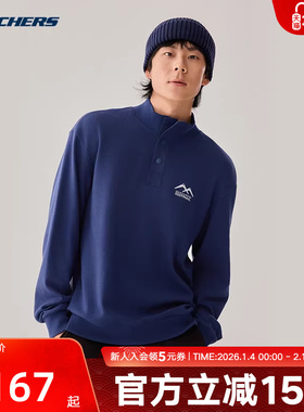 Skechers斯凯奇2025冬男长袖 P425M192/006B