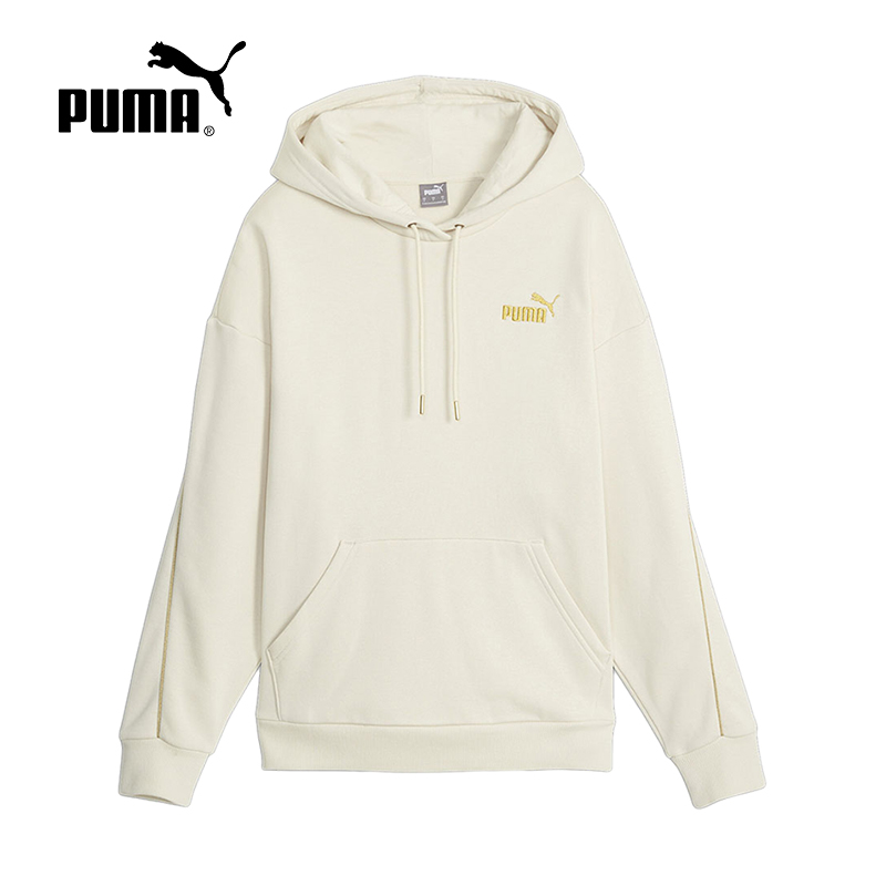 Puma彪马连帽卫衣女套头衫2023新款宽松加绒运动服外套680146-87